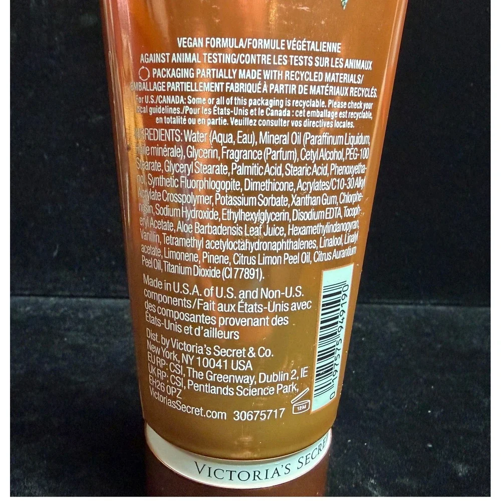 Victoria's Secret Bare Vanilla Joy Shimmer Fragrance Lotion 8oz Holiday‎ Edition